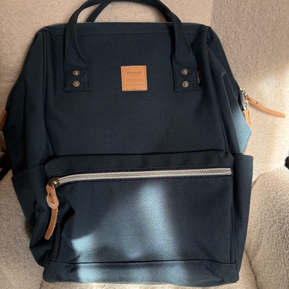 Himawari Navy Blue Backpack